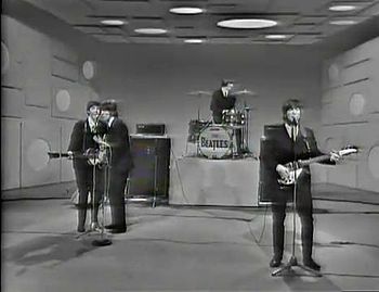 The Beatles performing "Help!" in Au...