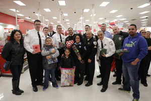 Town of Cicero Police officials hosted their annual "Shop with a Cop" charity event to provide holiday toys to needy and disabled children. Children of more than 30 families participated on Saturday morning.