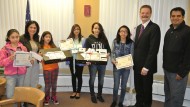 Five students honored in health essay contest hosted by Rep. Hernandez
