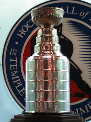 Stanley Cup, on display at the Hockey Hall of ...