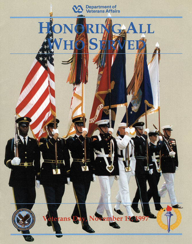 English: Veterans Day poster for 1997.