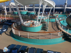 There are six Hot tubs on the Norwegian Epic