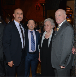 Tony Rezxko with friend Mr. Youseph Khalaf who flew in from the Middle East for the dinner, and Chicago political icon Ed Kelly (far right) and Mrs. Kelly. Photo Copyright Tony Rezko Family 2016. All Rights Reserved.