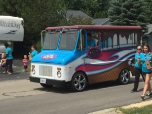 A local ice cream truck